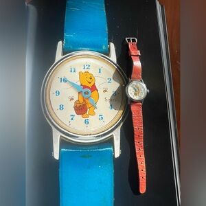 Sears Winnie the Pooh Watch with Red Straps